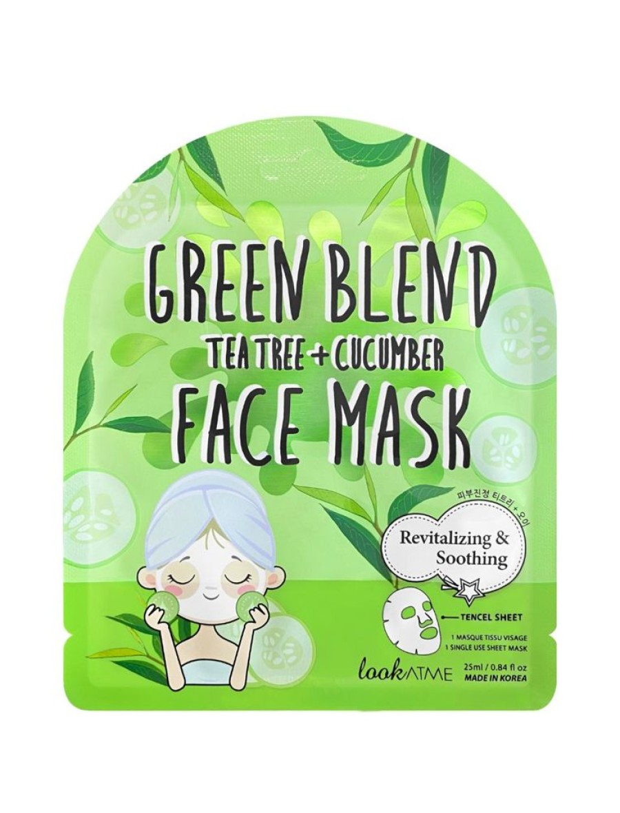 Ihonhoito Look At Me | Look At Me | Green Blend Tea Tree + Cucumber Face Mask