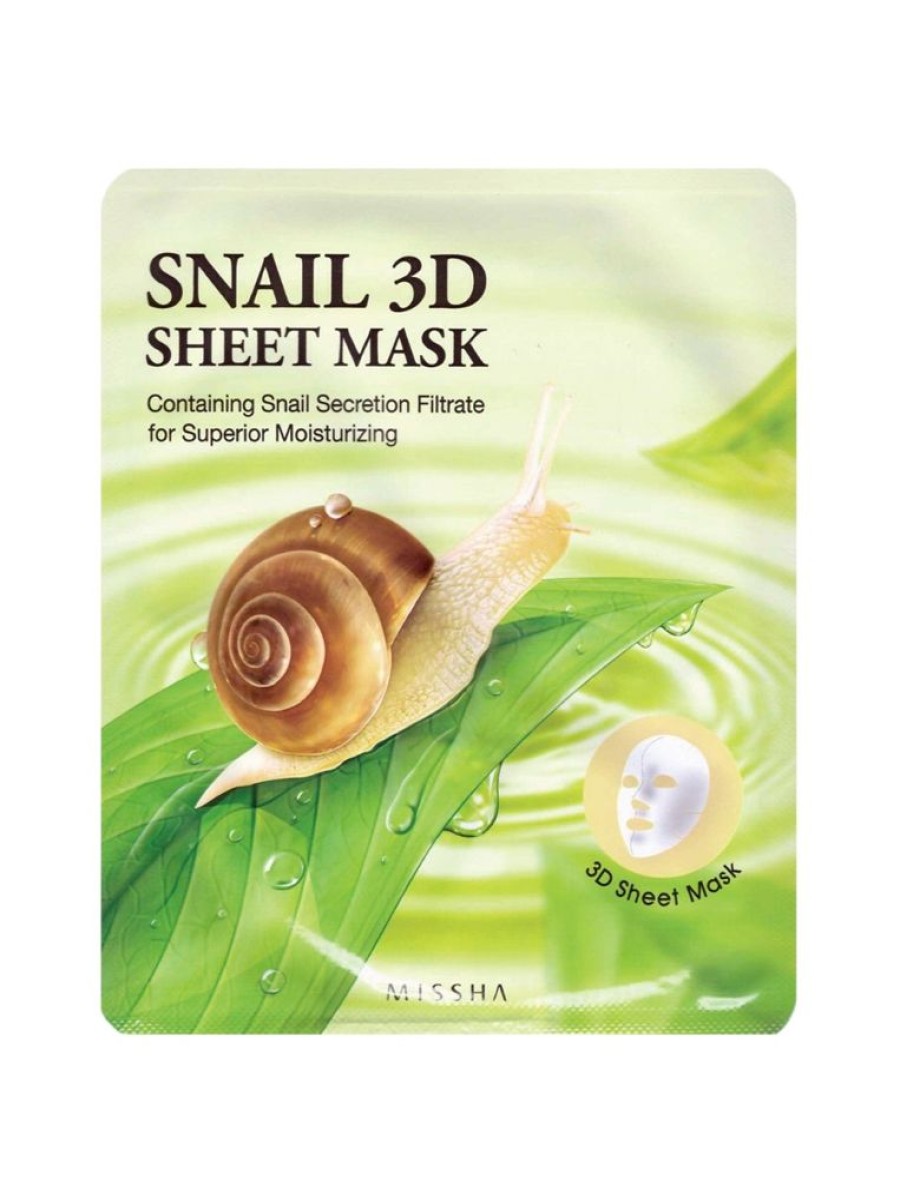 Ihonhoito Missha | Missha | Snail 3D Sheet Mask