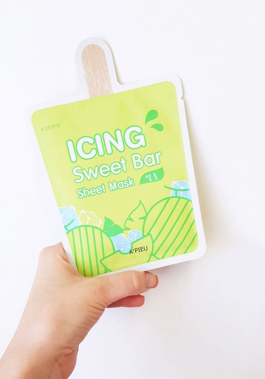 Ihonhoito A’Pieu | A'Pieu | Icing Sweet Bar Melon Sheet Mask