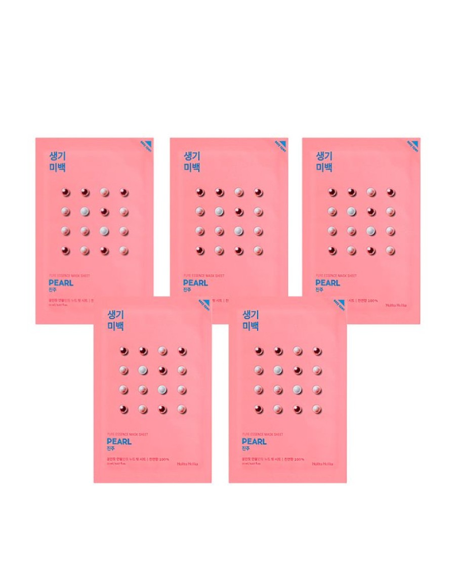 Kauneusboksit, Setit Ja Lahjapakkaukset Holika Holika | Holika Holika | 5 X Pure Essence Mask Sheet Pearl