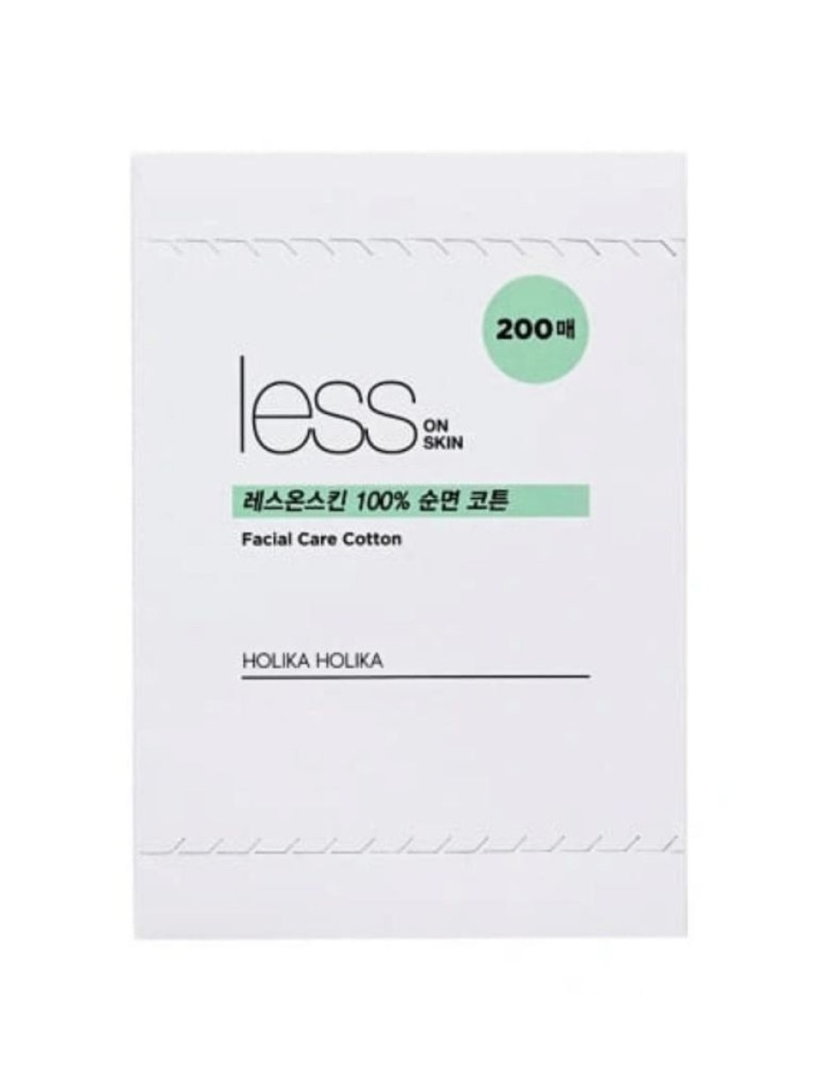 Valineet Ja Asusteet Holika Holika | Holika Holika | Less On Skin Facial Care Cotton -Vanulaput 200 Kpl