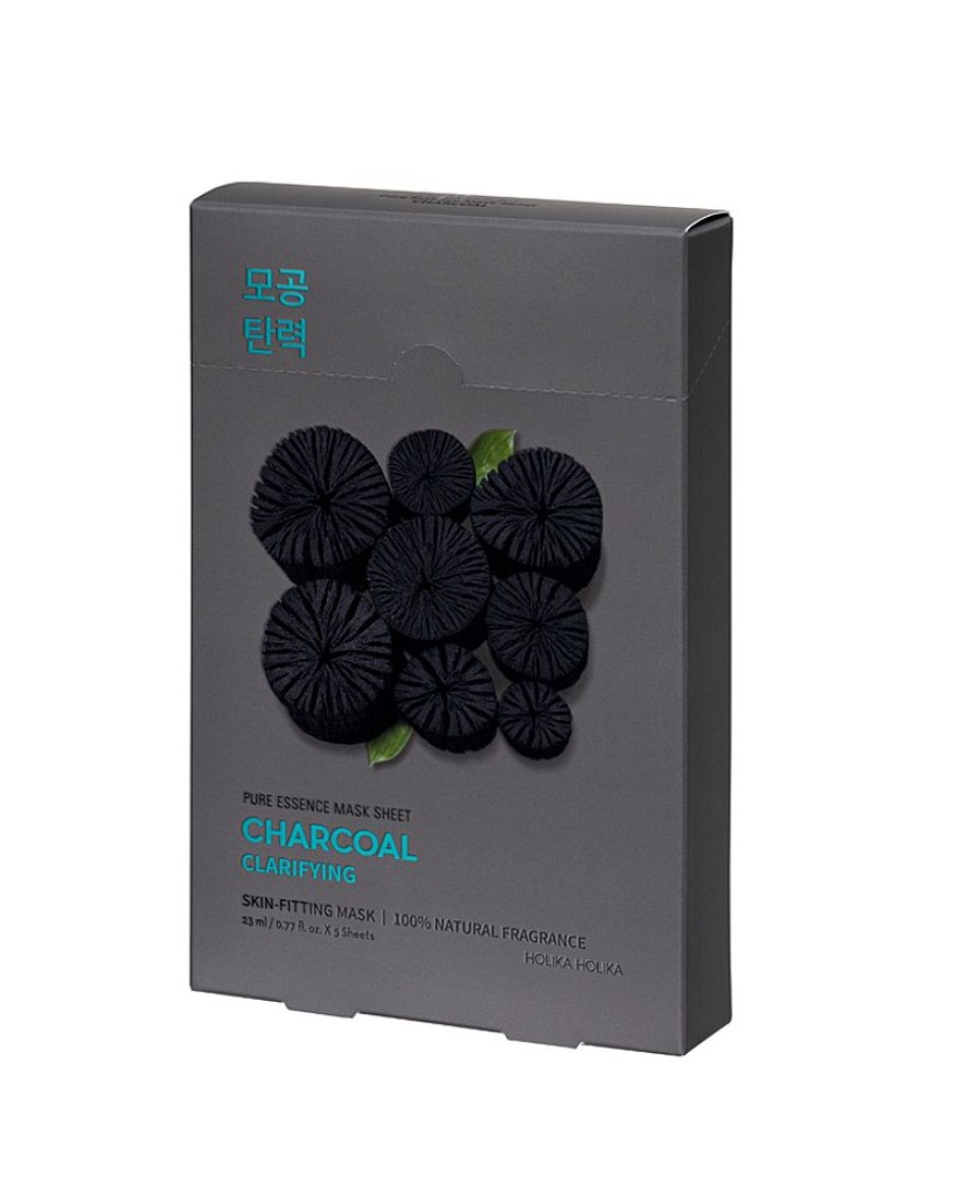 Kauneusboksit, Setit Ja Lahjapakkaukset Holika Holika | Holika Holika | 5 X Pure Essence Mask Sheet Charcoal