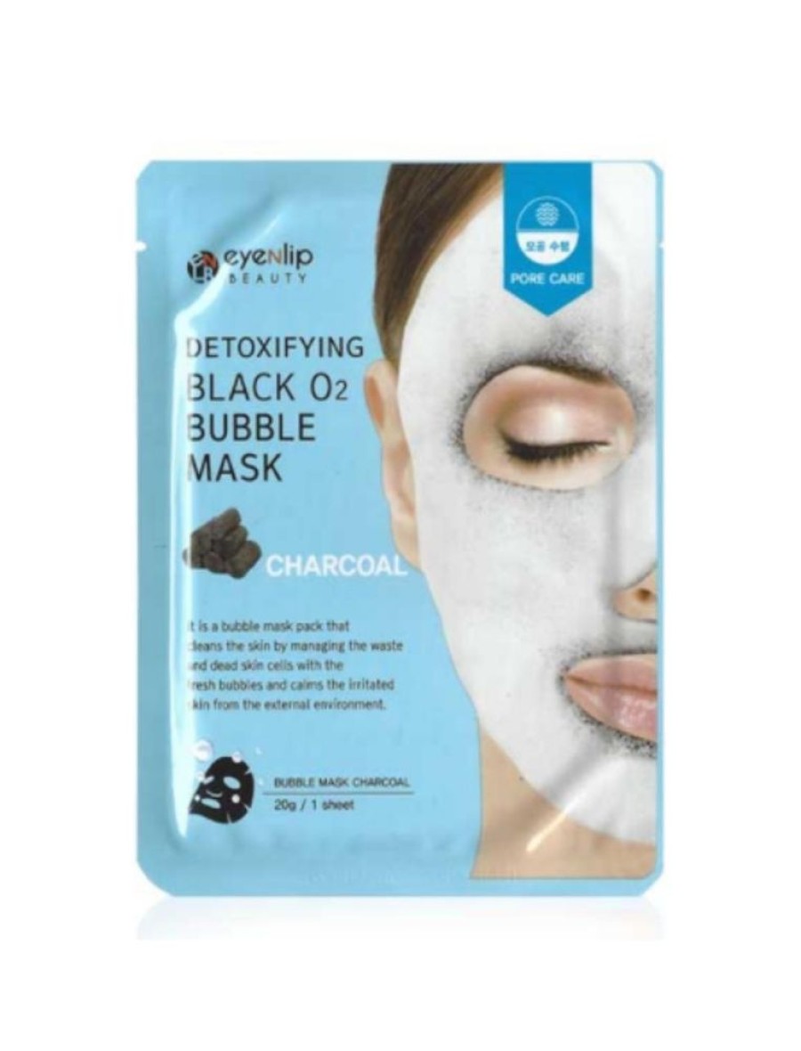 Ihonhoito Eyenlip | Eyenlip | Detoxifying Black O2 Bubble Mask Charcoal