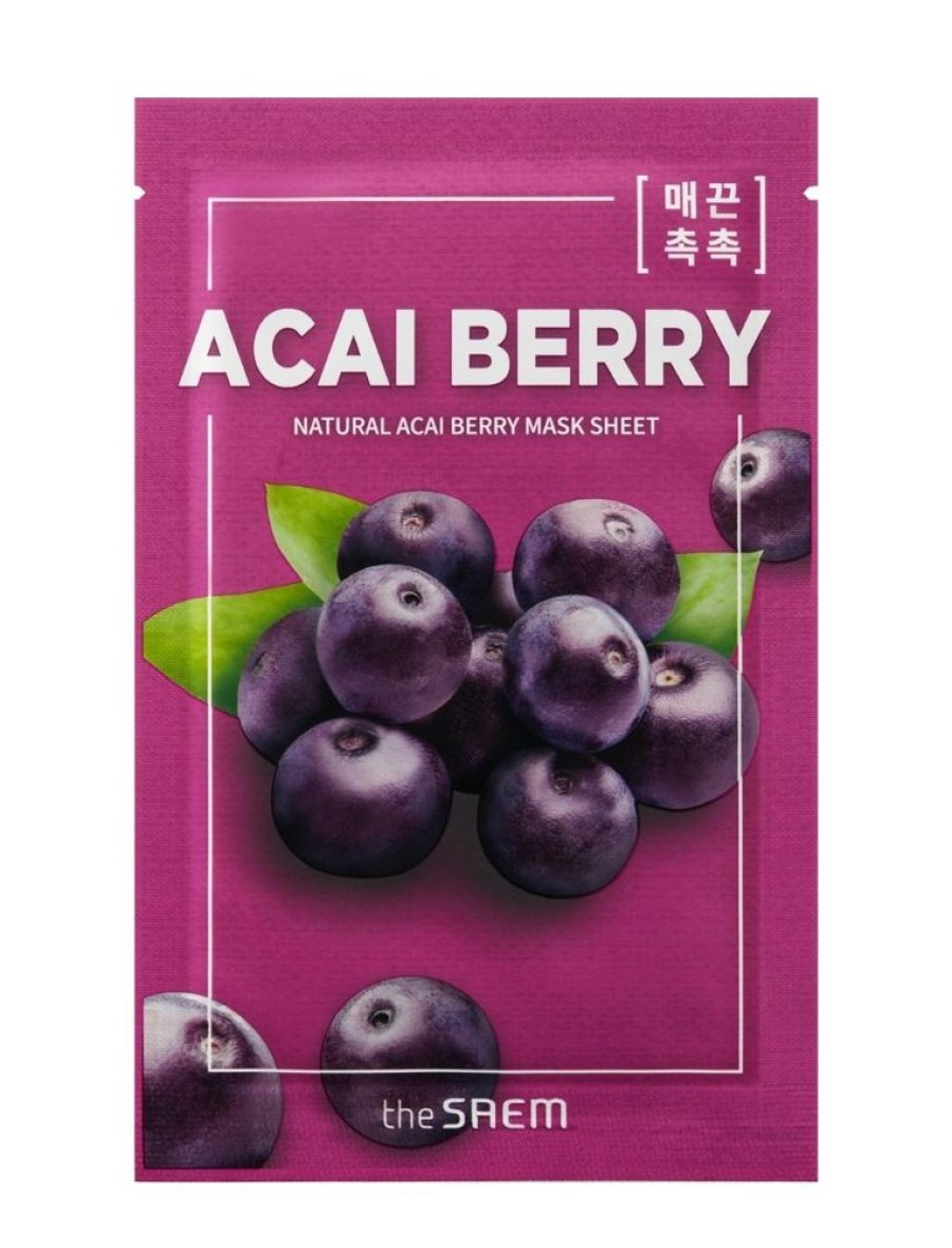 Ihonhoito the SAEM | The Saem | Natural Acai Berry Mask Sheet