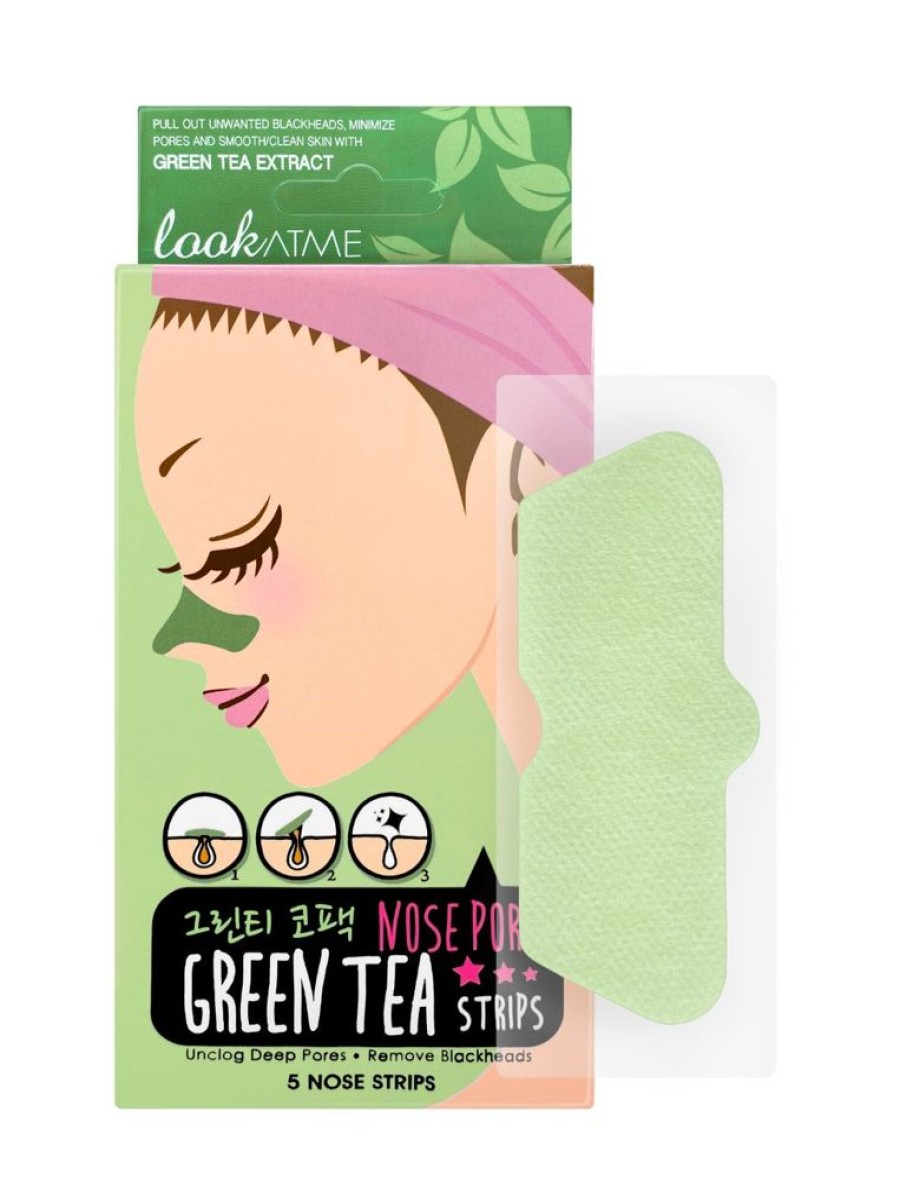 Ihonhoito Look At Me | Look At Me | Nose Pore Strips Green Tea (5 Pcs)