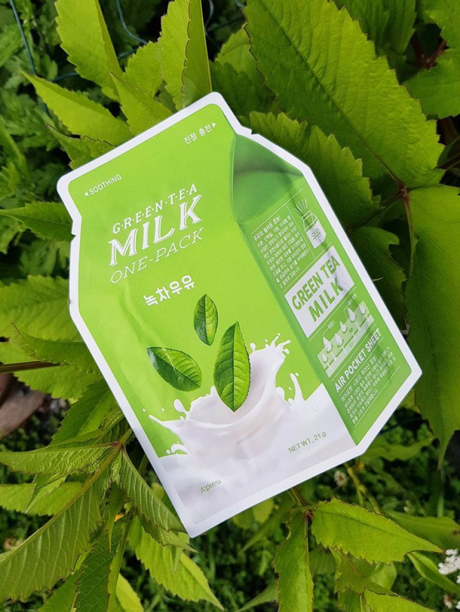 Ihonhoito A’Pieu | A'Pieu | Green Tea Milk One Pack Mask