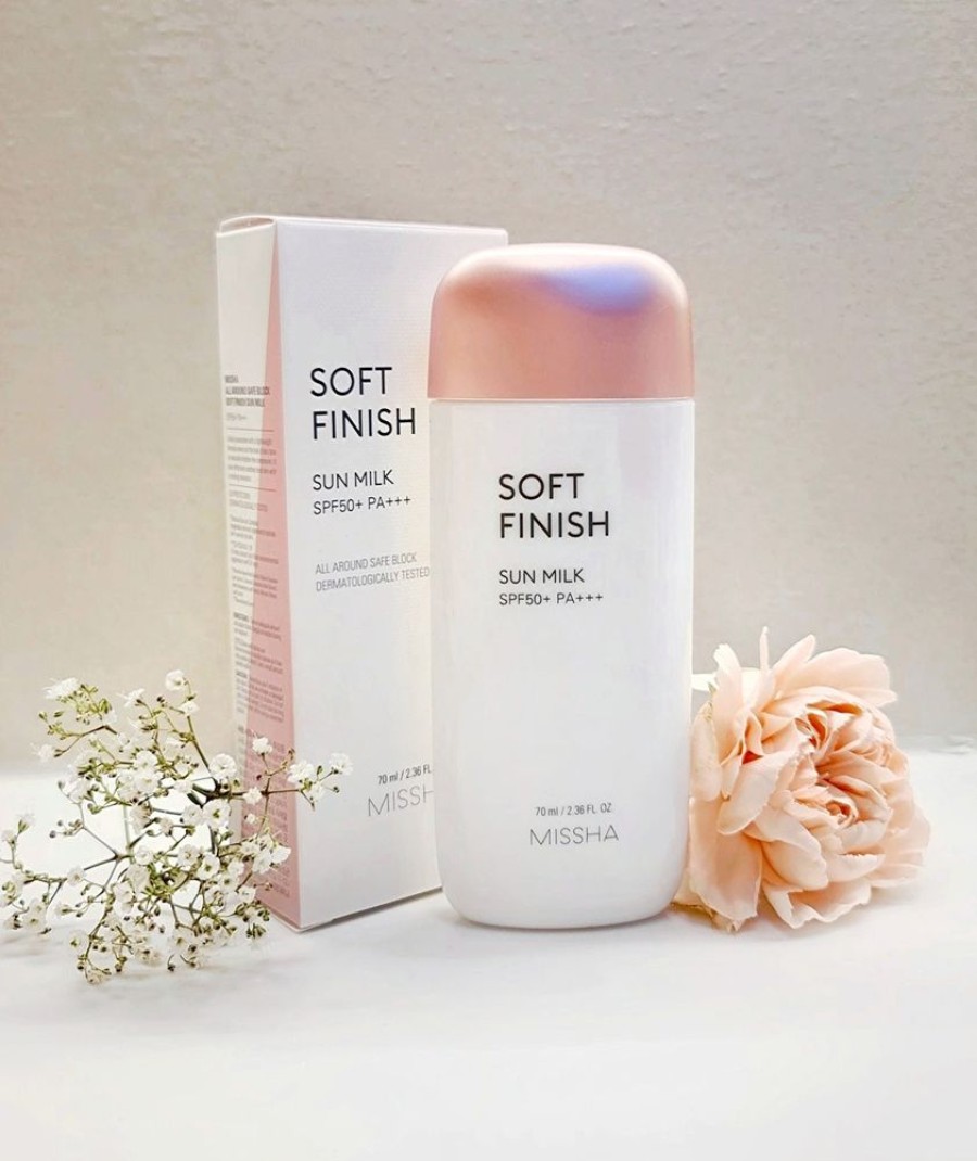 Ihonhoito Missha | Missha | All Around Safe Block Soft Finish Sun Milk Spf50+ Pa+++