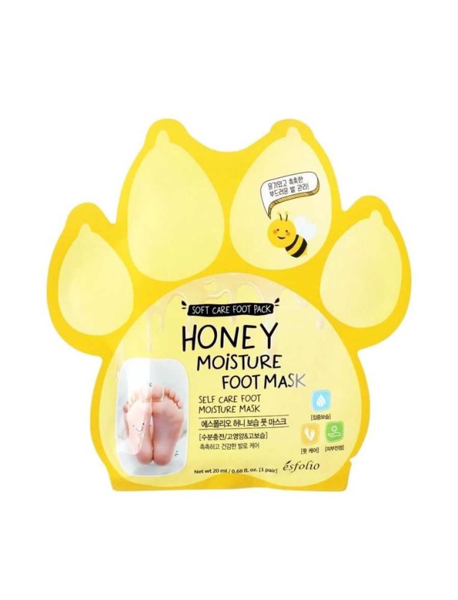 Kauneusboksit, Setit Ja Lahjapakkaukset Esfolio | Esfolio | Honey Moisture Foot Mask • 5 Paria