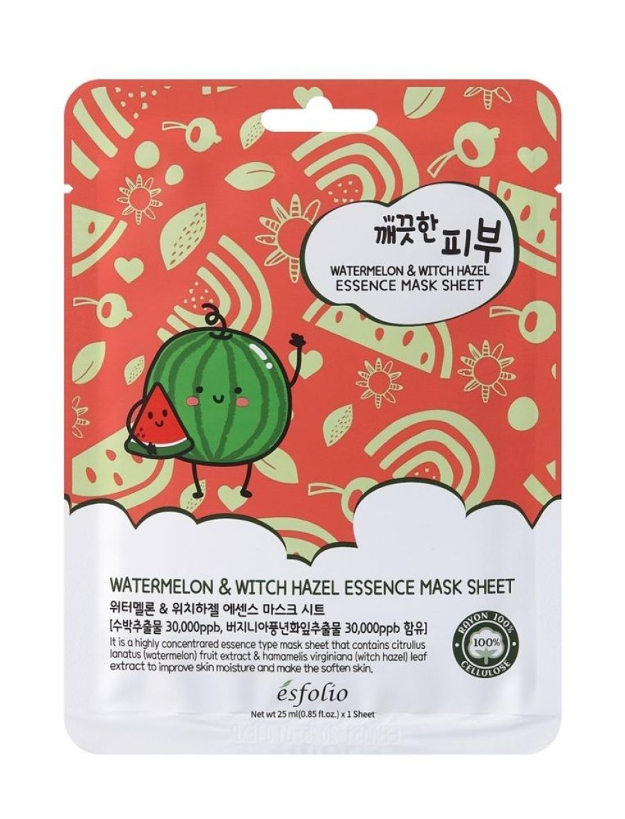 Lahjaideat Esfolio | Esfolio | Pure Skin Watermelon Essence Mask Sheet