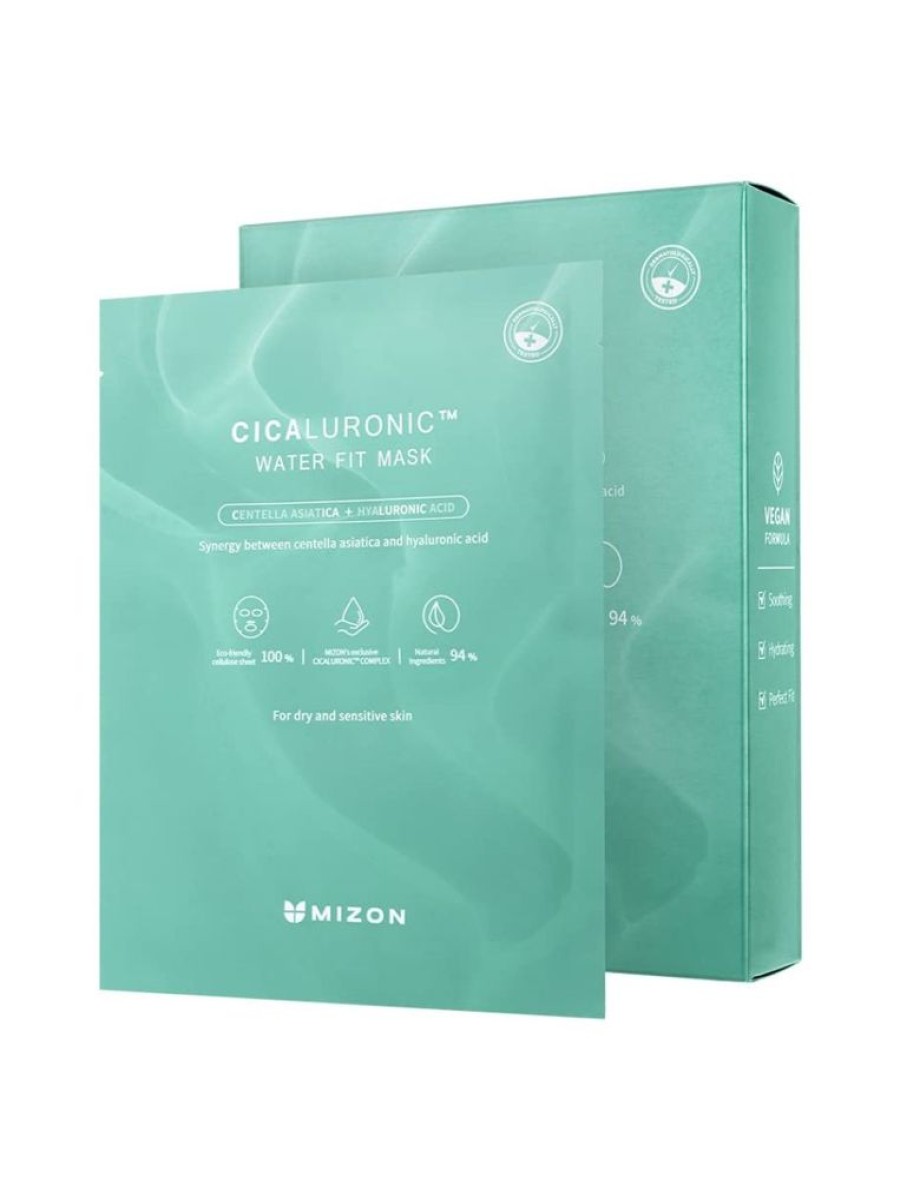 Kauneusboksit, Setit Ja Lahjapakkaukset Mizon | Mizon | Cicaluronic Water Fit Mask Set Of 10 Pcs