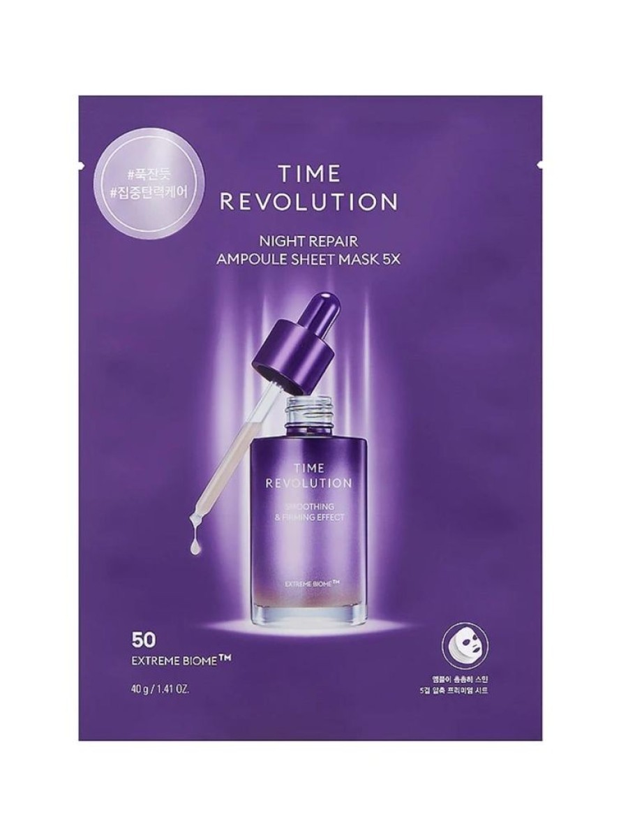 Lahjaideat Missha | Missha | Time Revolution Night Repair Probio Ampoule Sheet Mask 5X