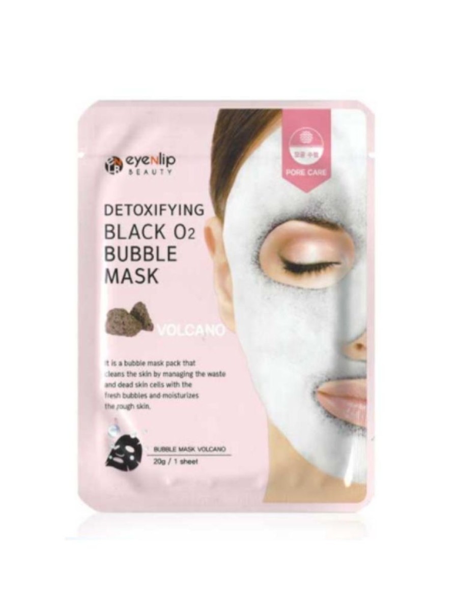 Ihonhoito Eyenlip | Eyenlip | Detoxifying Black O2 Bubble Mask Volcano