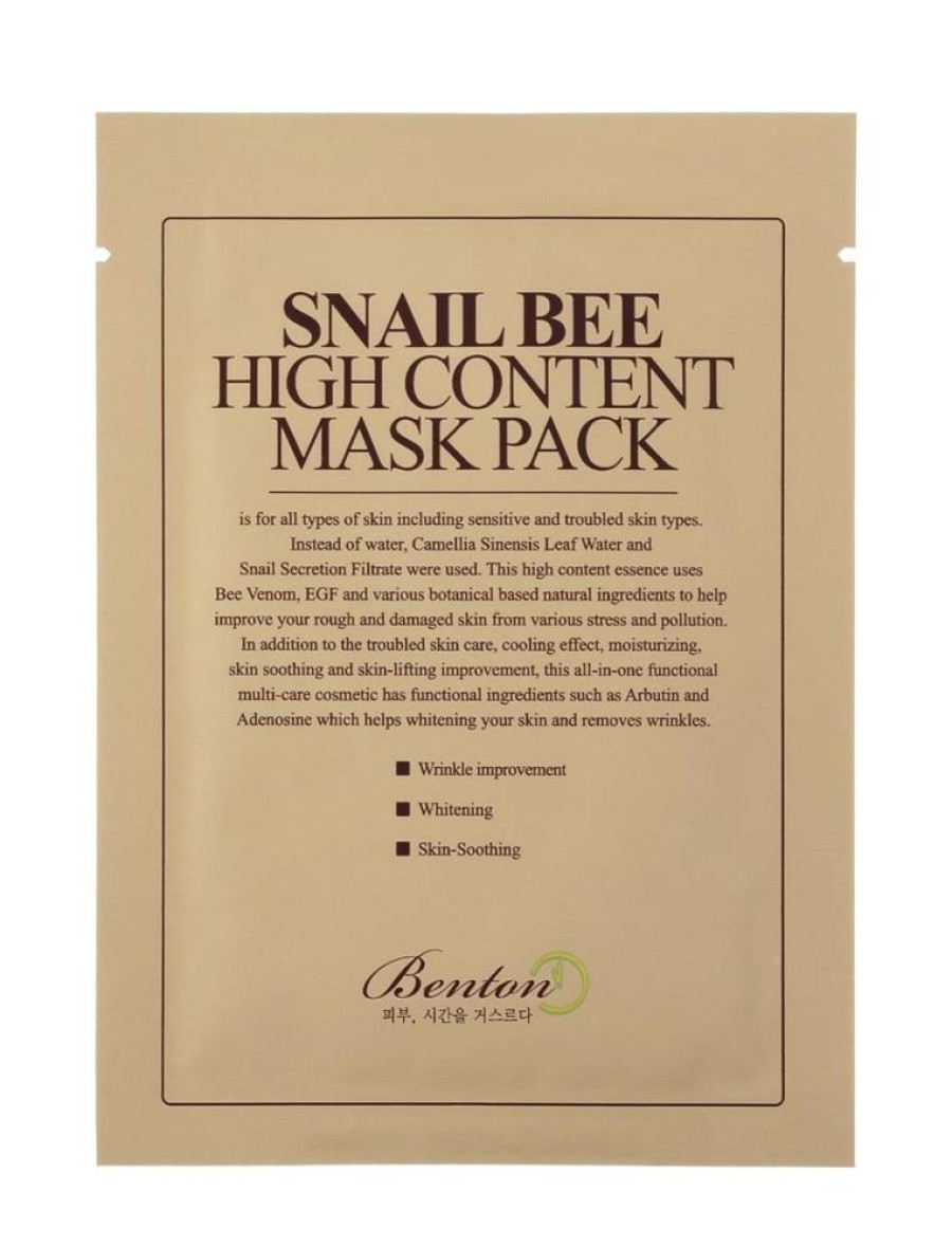 Ihonhoito Benton | Benton | Snail Bee High Content Mask Pack